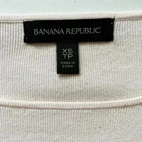 Banana Republic Handkerchief Sleeve Sweater Knit Top Blush Pink  Size XS - Picture 10 of 16